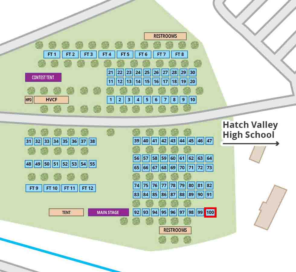 Hatch Chile Festival Booth #100